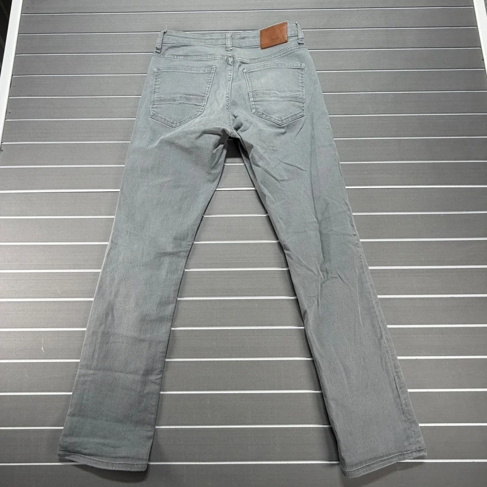Outpost Makers Slim Straight Grey Jeans Mens 30x32 Stretch Denim Pants‎